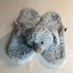Demdaco baby lovey dog blue plush